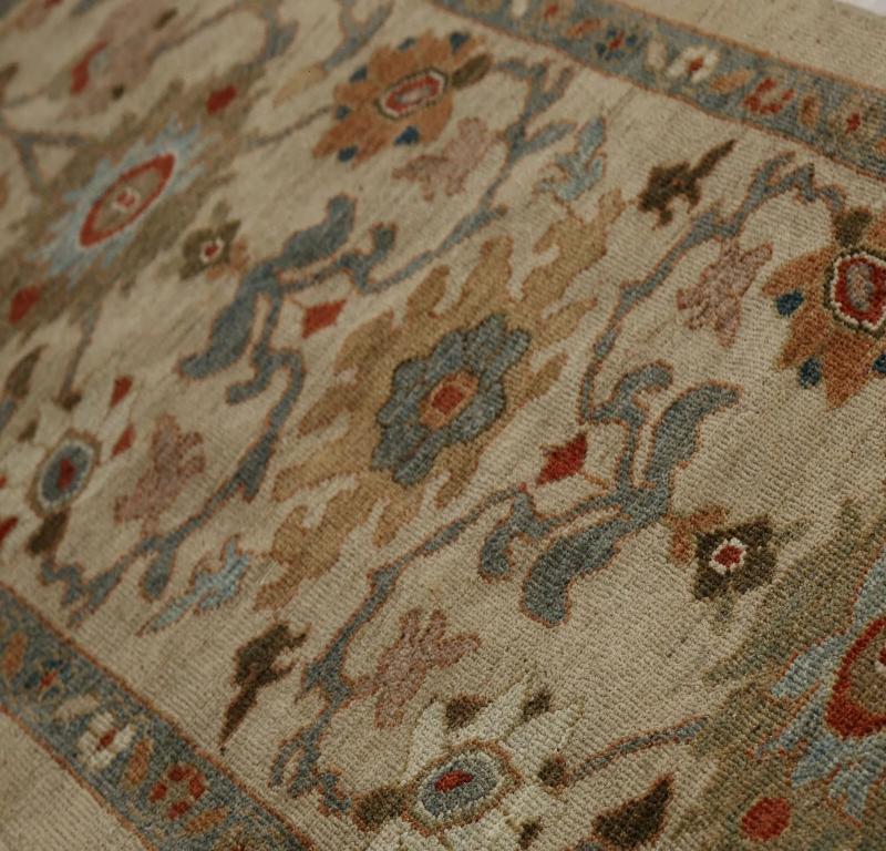 Turkey Sultanabad Runner Rugs - Design - 98951 In Excellent Condition For Sale In Dallas, TX