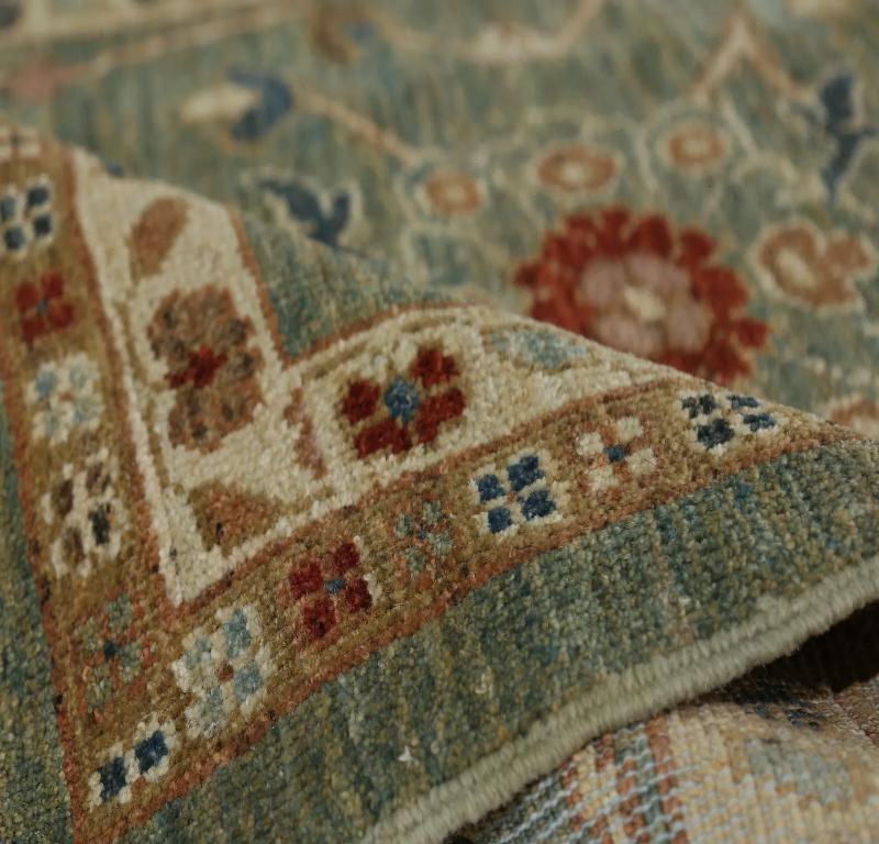 Hand-Woven Turkey Sultanabad Runner Rugs - Design - 98965 For Sale
