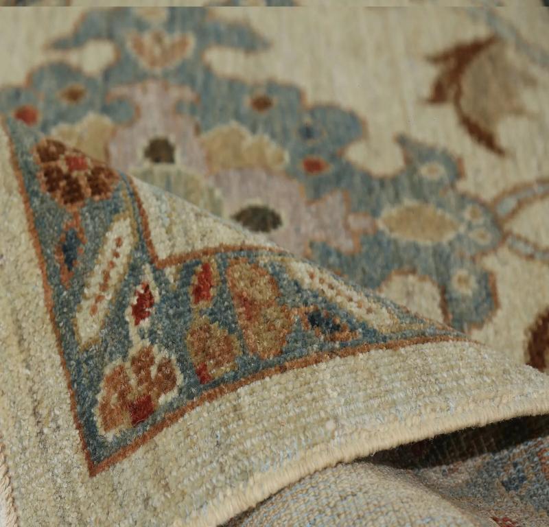 Turkey Sultanabad Area Rugs - Design - 98969 In Excellent Condition For Sale In Dallas, TX