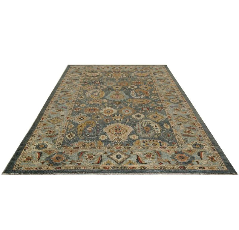 Tissé à la main Tapis turcs Sultanabad - Design - 99006 en vente