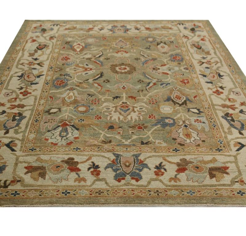 Descubre la elegancia de Turquía con Sultanabad Rugs. Diseñado con meticulosa atención al detalle, este diseño exclusivo es perfecto para realzar tu espacio.