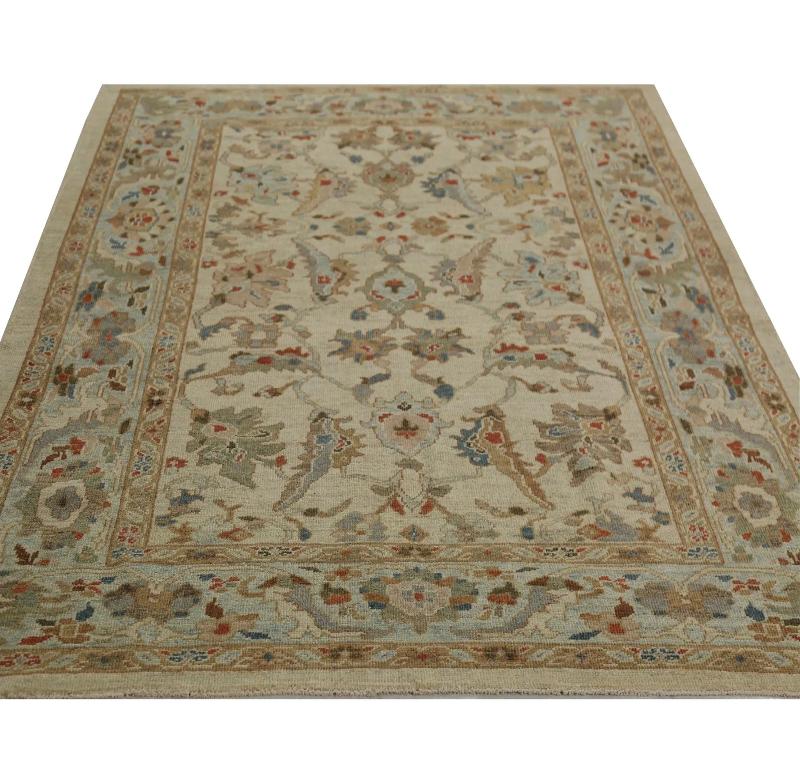 Hand-Woven Turkey Sultanabad Area Rugs - Design - 99020 For Sale