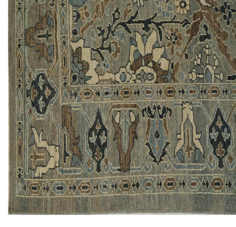Descubre la elegancia de Turquía con Sultanabad Rugs. Diseñado con meticulosa atención al detalle, este diseño exclusivo es perfecto para realzar tu espacio.