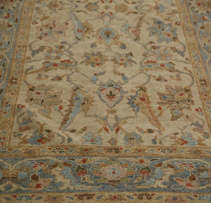 Hand-Knotted Turkey Sultanabad Area Rugs - Design - 99033 For Sale