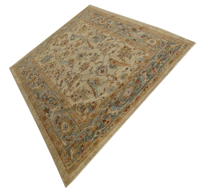 Turkey Sultanabad Area Rugs - Design - 99033 In Excellent Condition For Sale In Dallas, TX