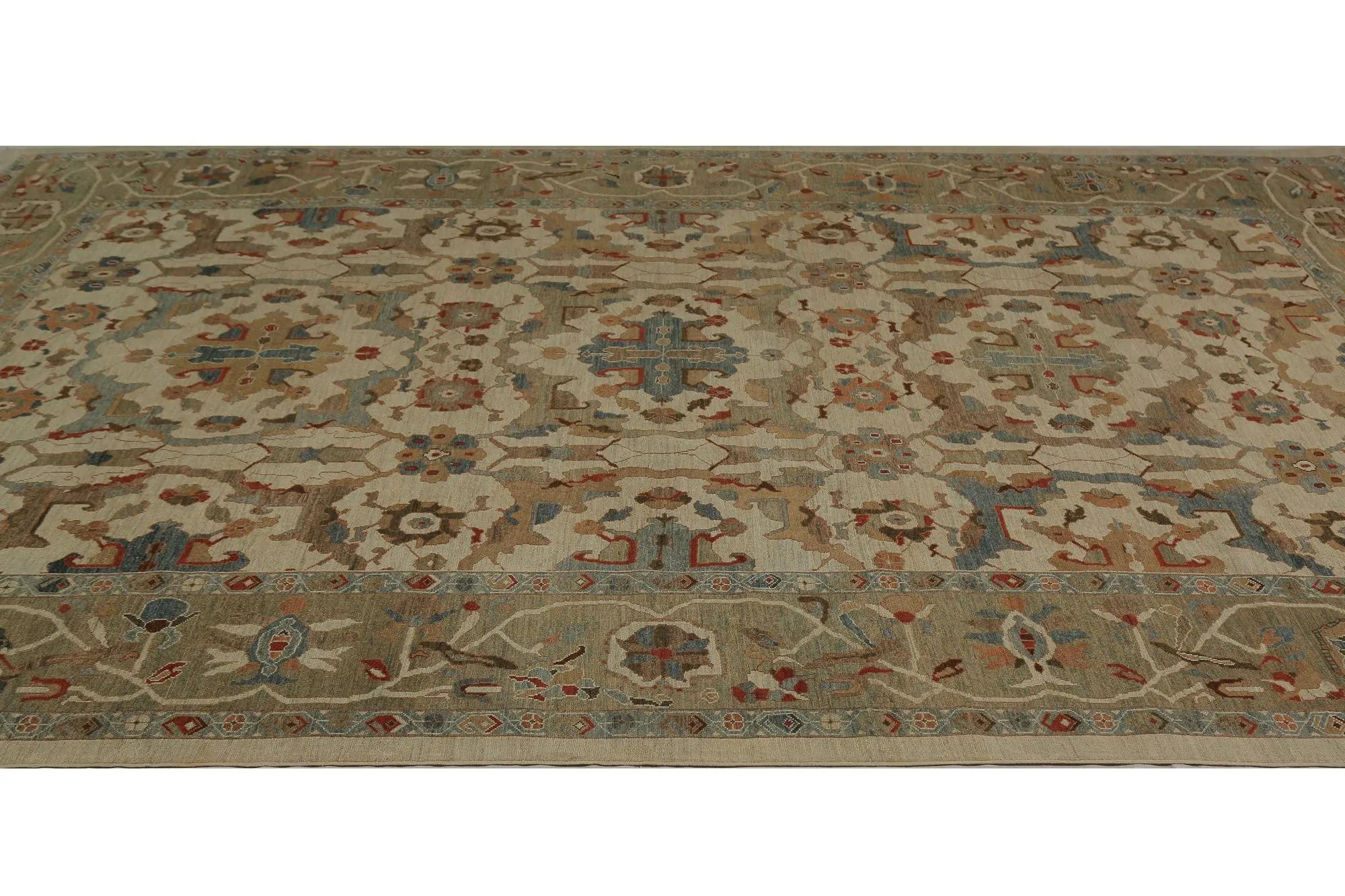 Sultanabad-Teppiche aus der Türkei – Design – 99108 im Zustand „Hervorragend“ im Angebot in Dallas, TX