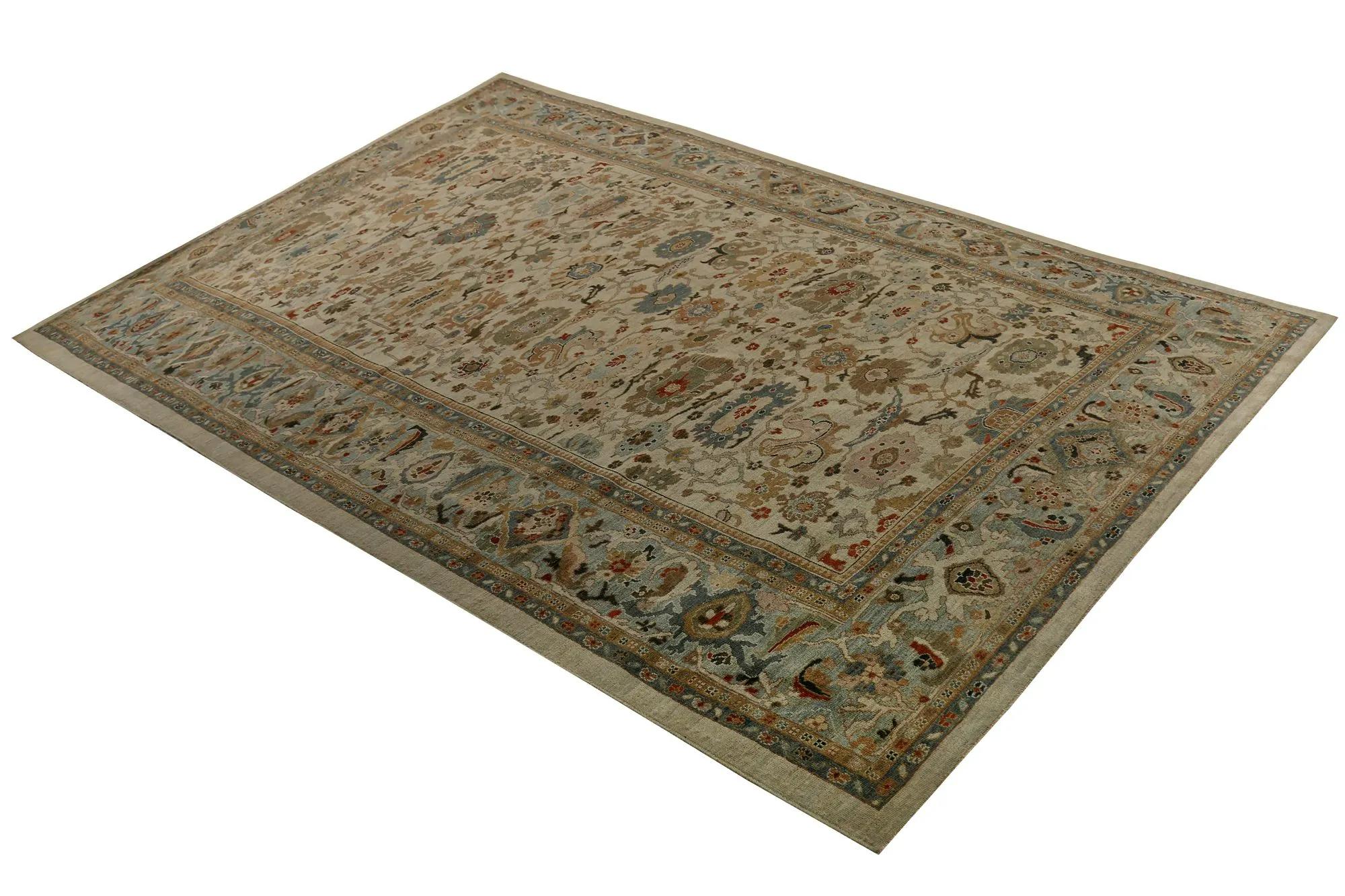 Annodato a mano Tappeti per l'area della Turchia Sultanabad Rugs - Design - 99190 in vendita