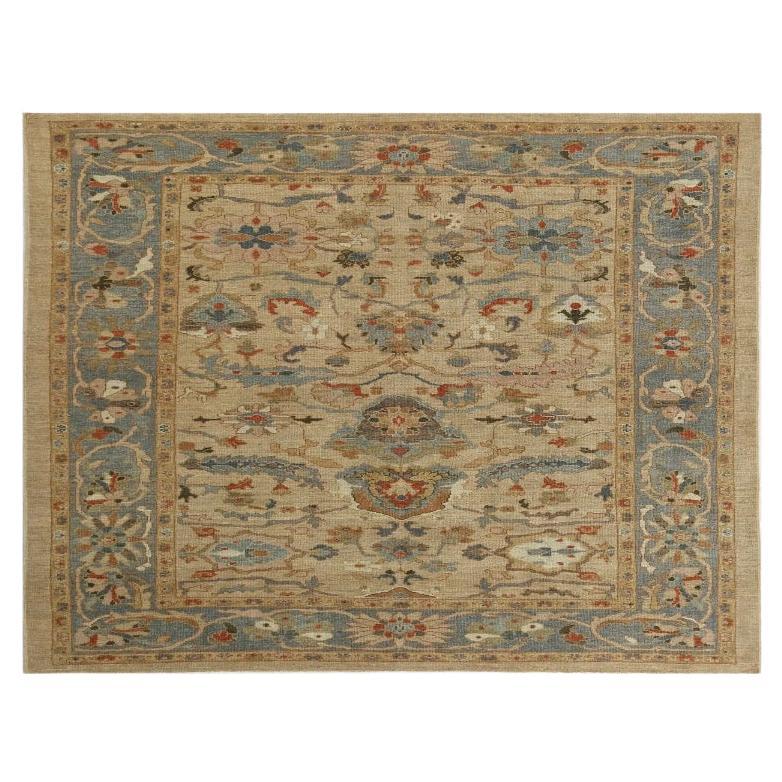 Türkei Sultanabad Bereich Teppiche - Wolle Blau Brown Design - 99019
