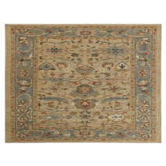 Tappeti per l'area della Turchia Sultanabad Rugs - Disegno in lana blu marrone - 99019