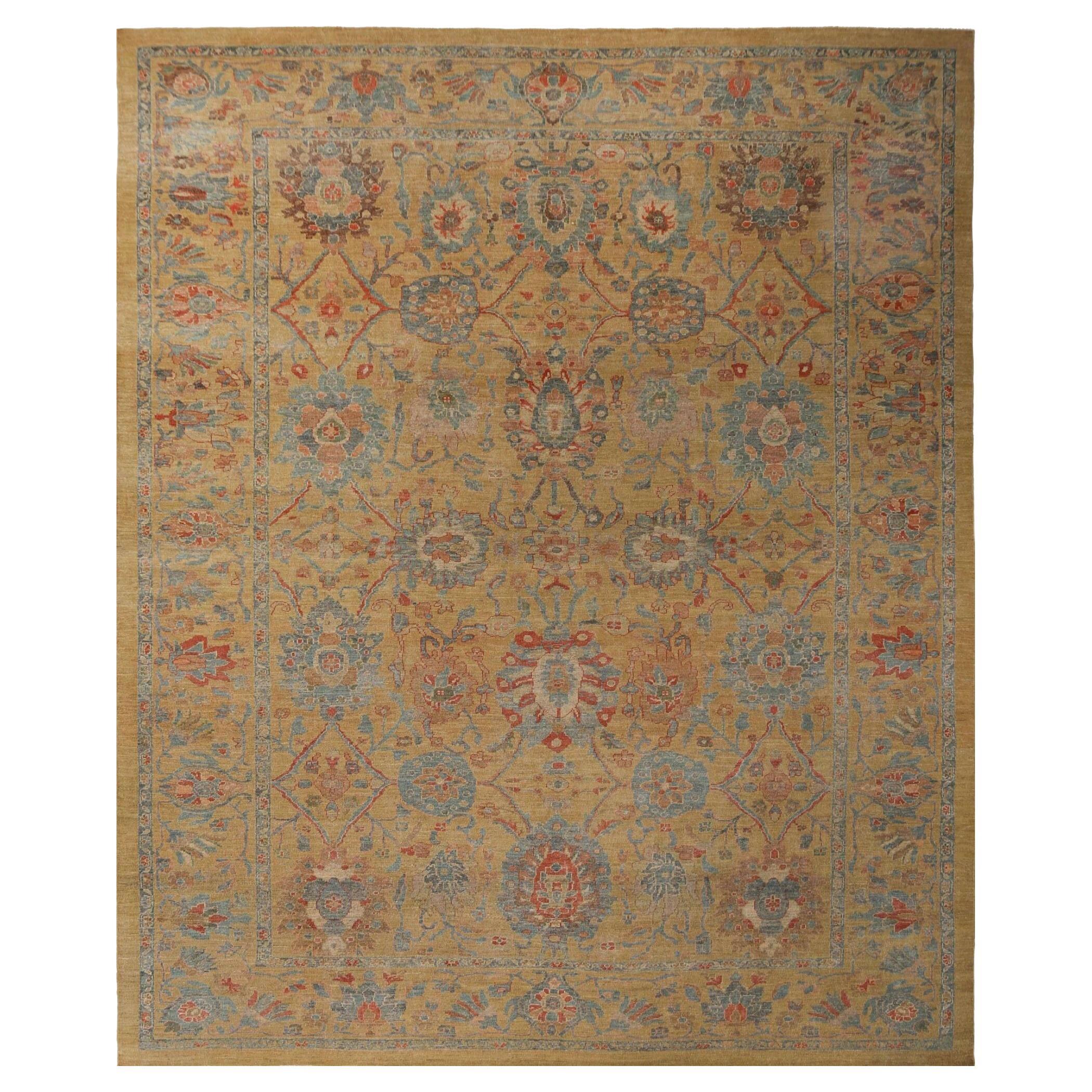 Alfombra Afganistán Sultanabad Rugs - Lana Azul Rojo Amarillo - 95817
