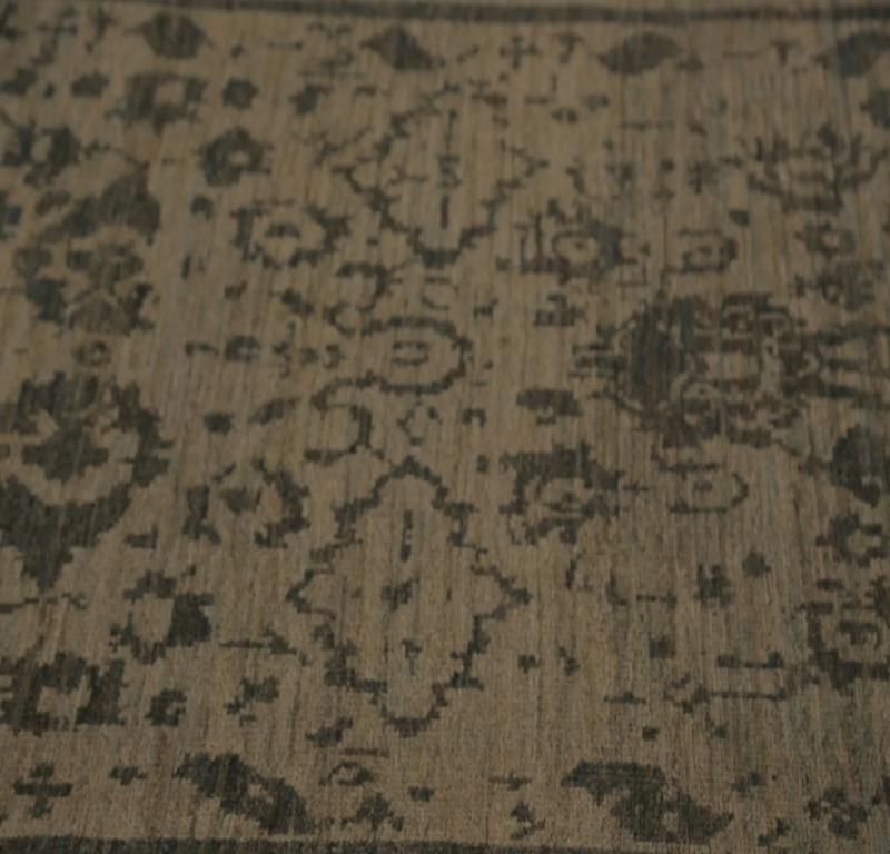 Tappeto Sultanabad Rugs - Lana Marrone Taupe Design - 98138 In condizioni ottime in vendita a Dallas, TX