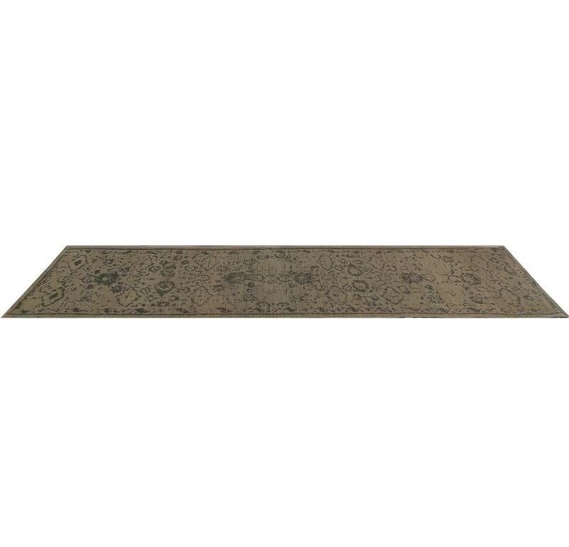 XX secolo Tappeto Sultanabad Rugs - Lana Marrone Taupe Design - 98138 in vendita