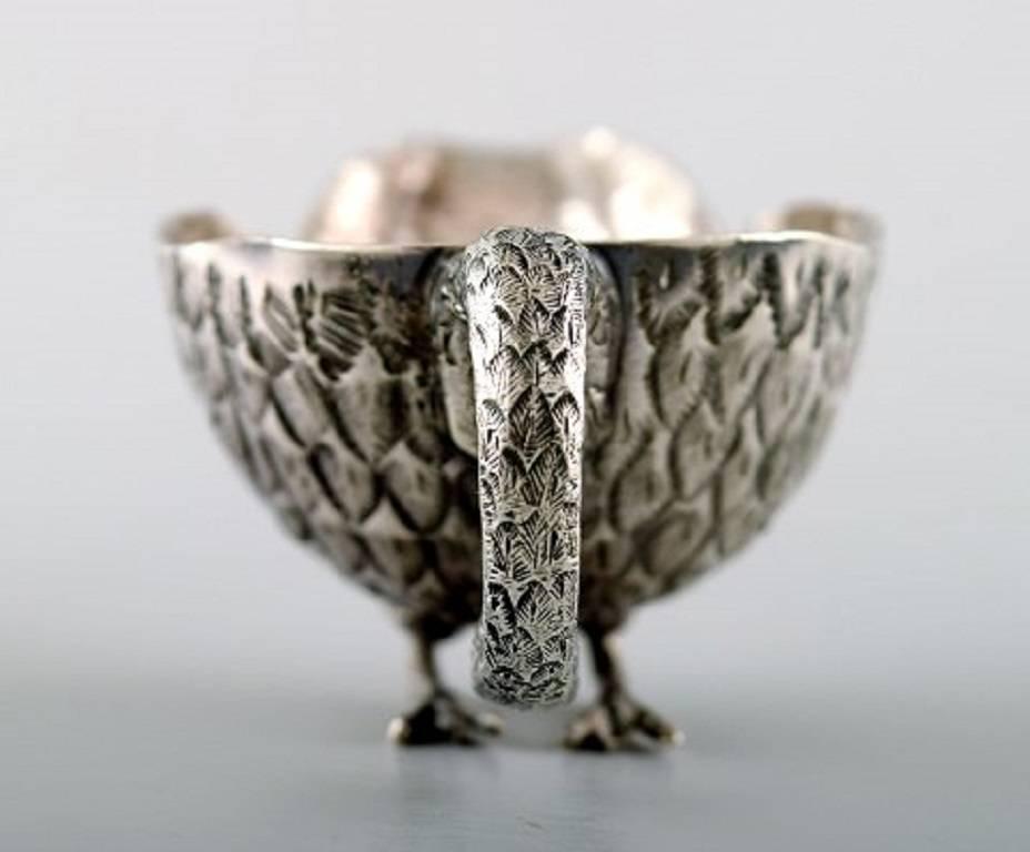 Unknown Turkey, Creamer of Silver in the Form of a Bird