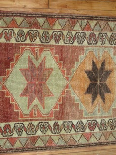 Zabihi Collection Turkish Anatolian Geometric Runner