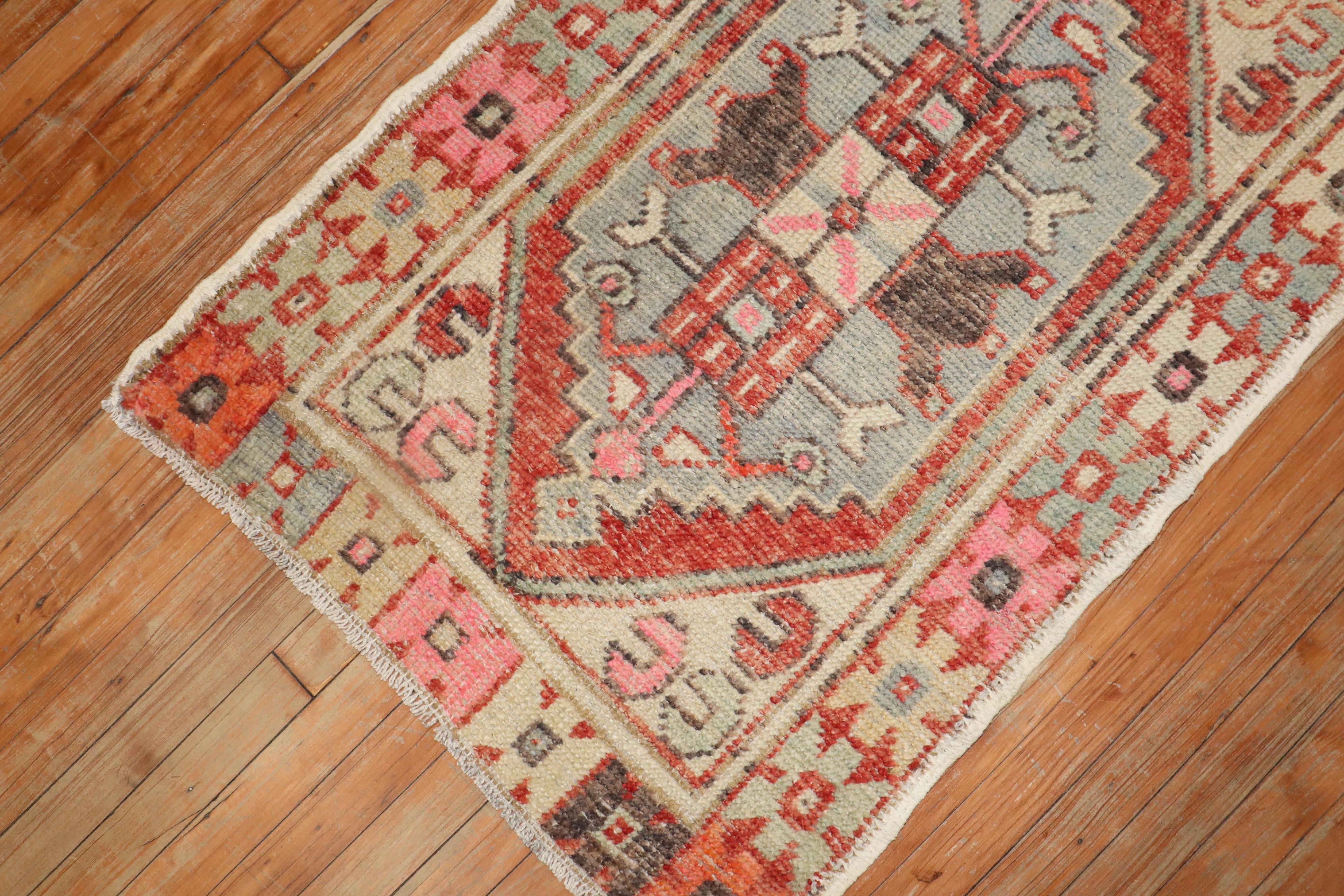 Hand-Knotted Turkish Anatolian Rug For Sale