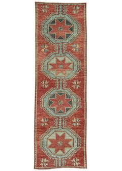Turkish Anatolian Runner Rug 3'5" x 10'11" #22296