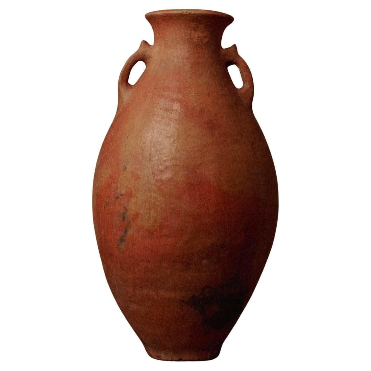 Antico vaso turco in terracotta del XX secolo