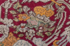 Turkish Antique Medallion Taupe Rug - c. 1880 Pomegranate Design