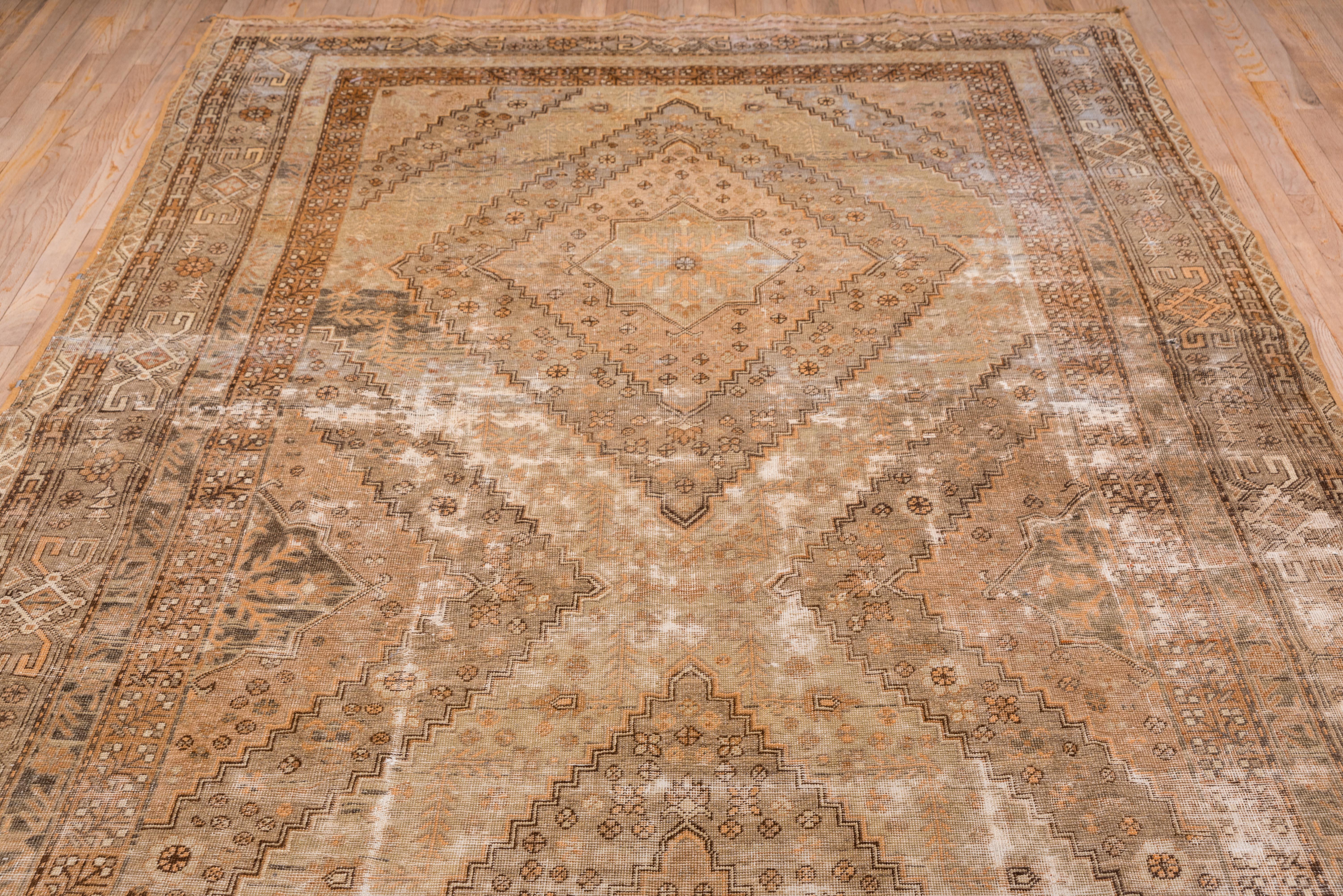 Turkish Antique Shabby Chic Collection Rug 1960 For Sale 3