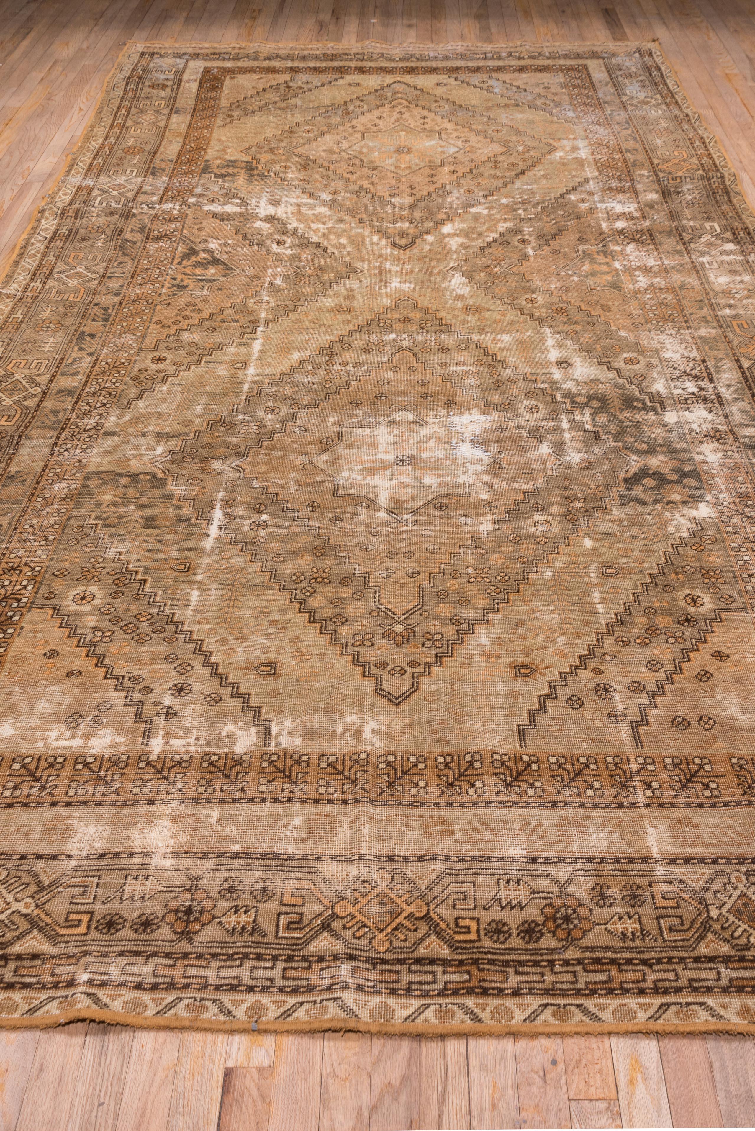 Turkish Antique Shabby Chic Collection Rug 1960 For Sale 4
