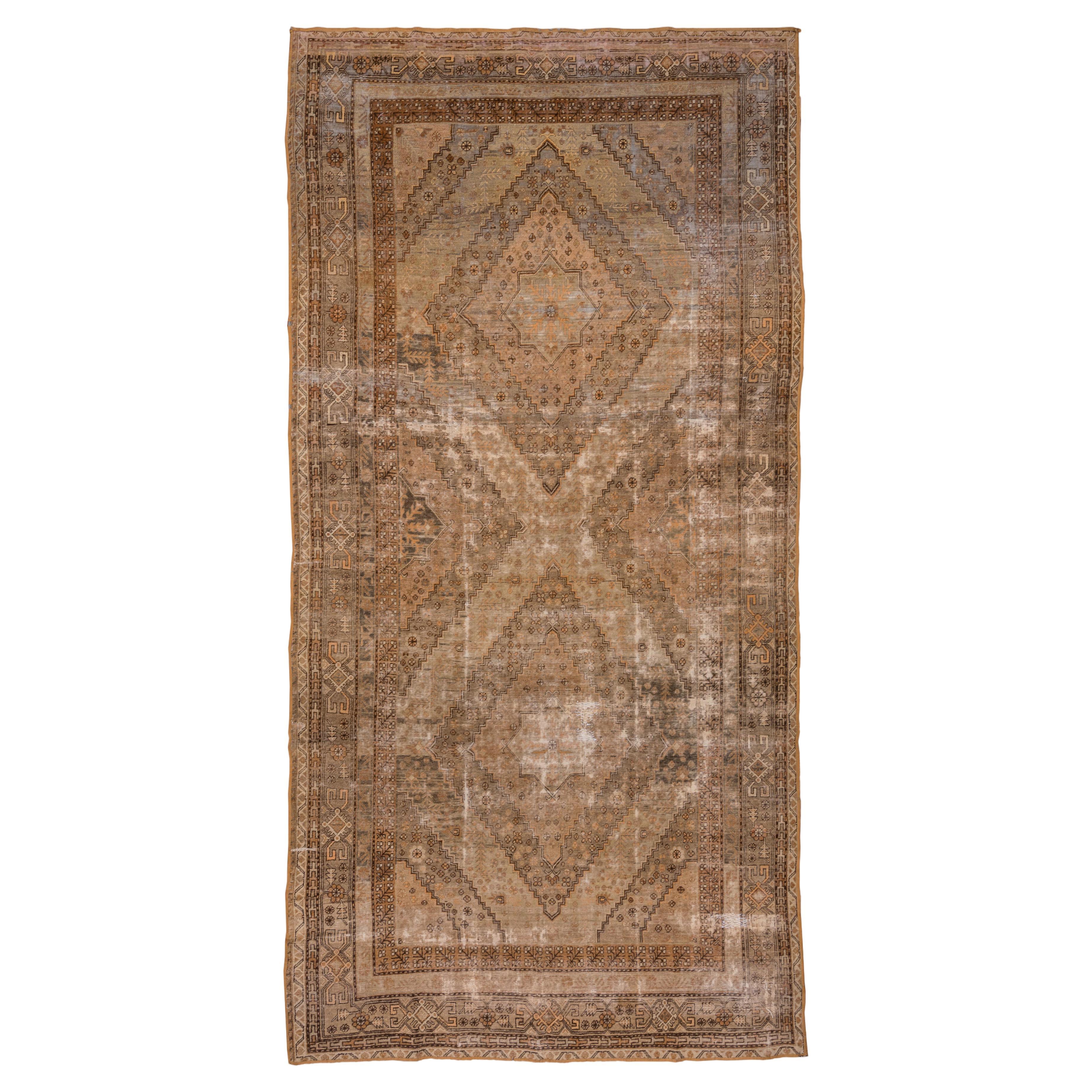 Turkish Antique Shabby Chic Collection Rug 1960 For Sale