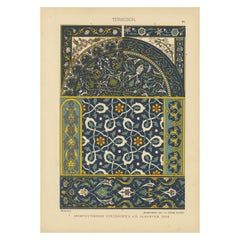 Turkish Architectural Ornamentation in Glazed Ceramics from Ornamentenschatz