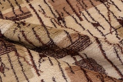 Turkish Art Deco Modernist Rug by Zeki Muren