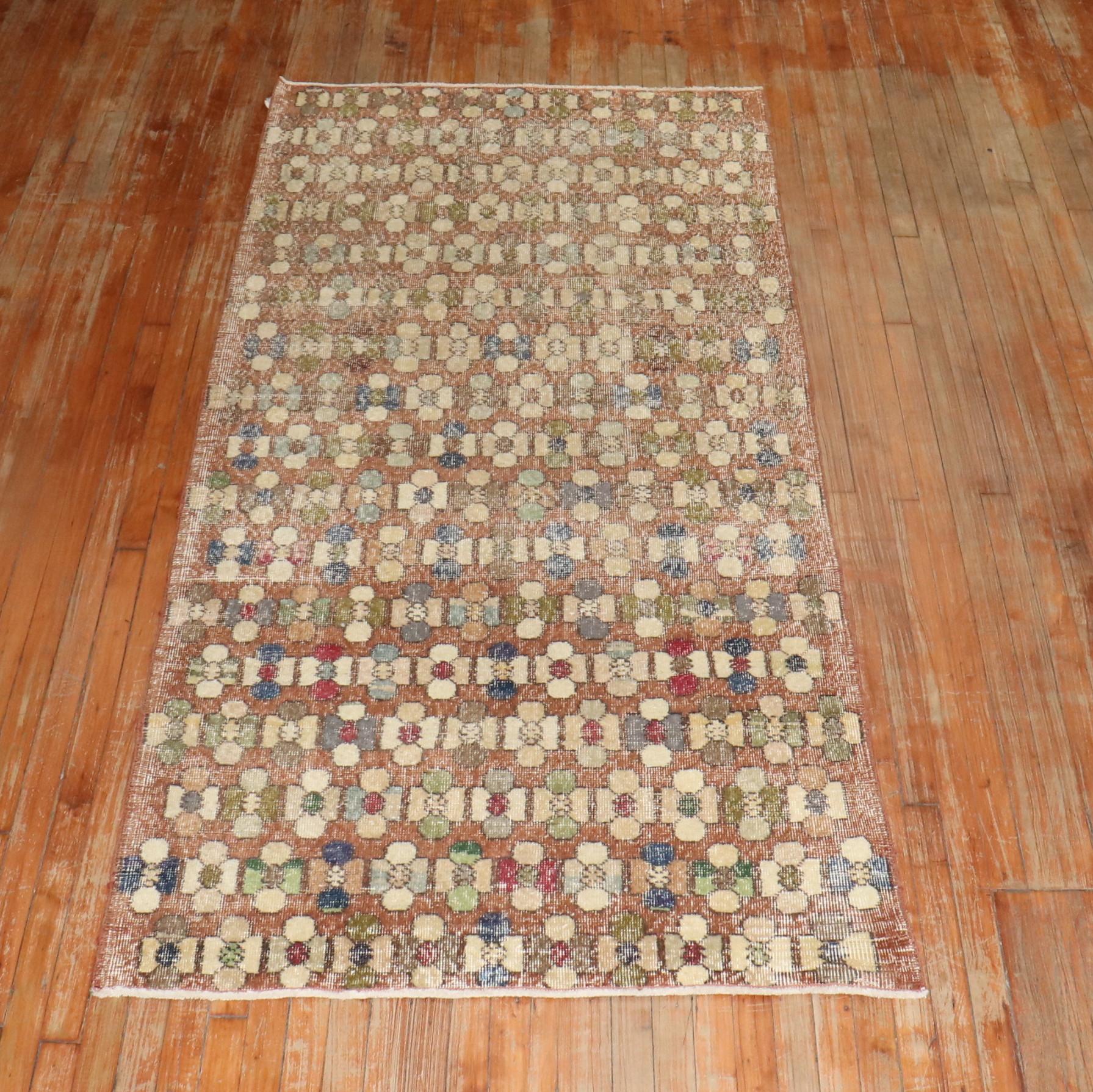 Turkish Art Deco Runner For Sale 3