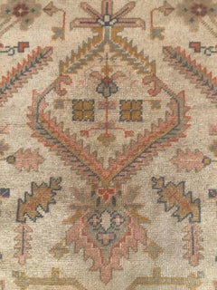 Turkish Beaulieu Oushak Rug Antique, c. 1890s