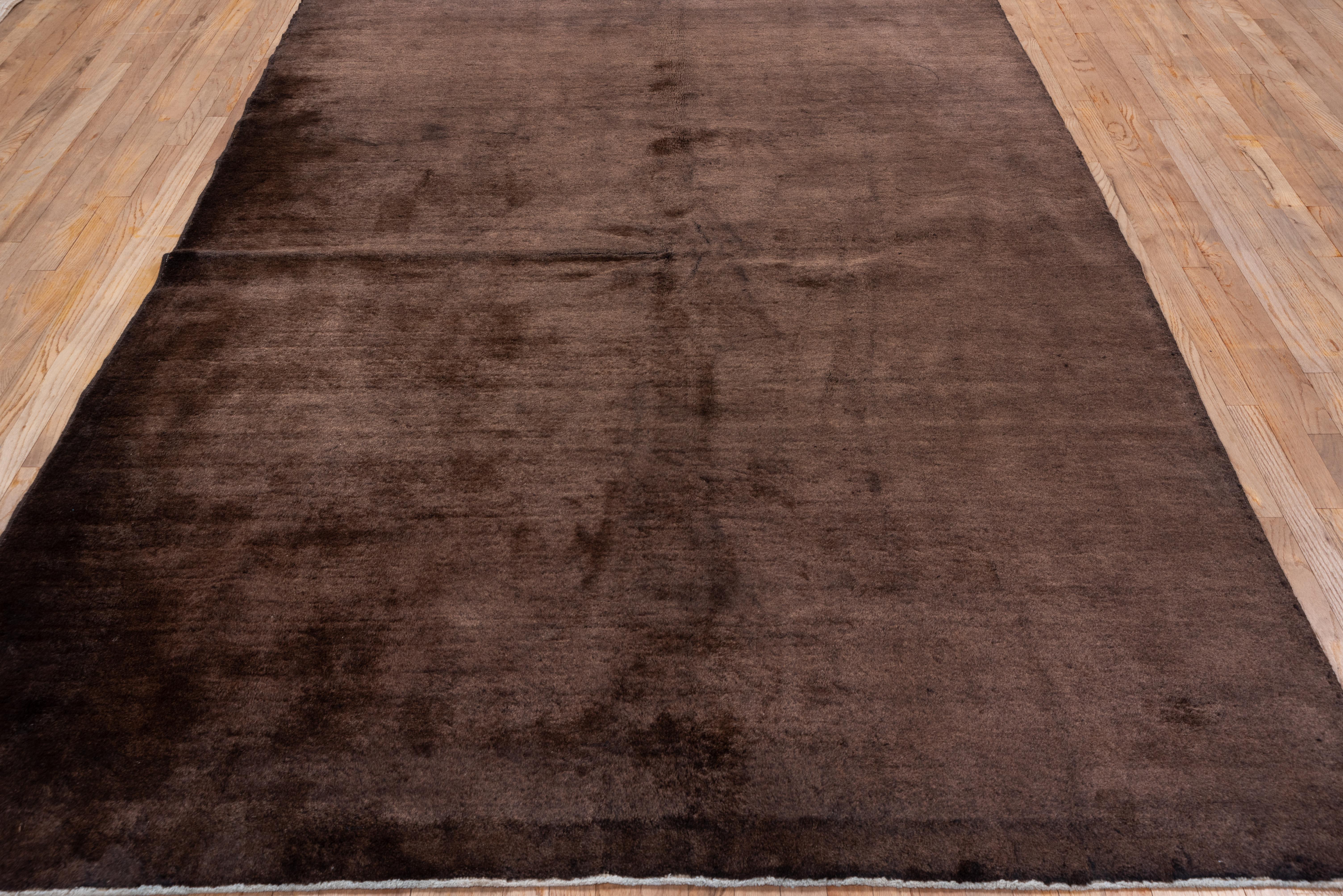 Alfombra turca marrón 1950 en venta 1