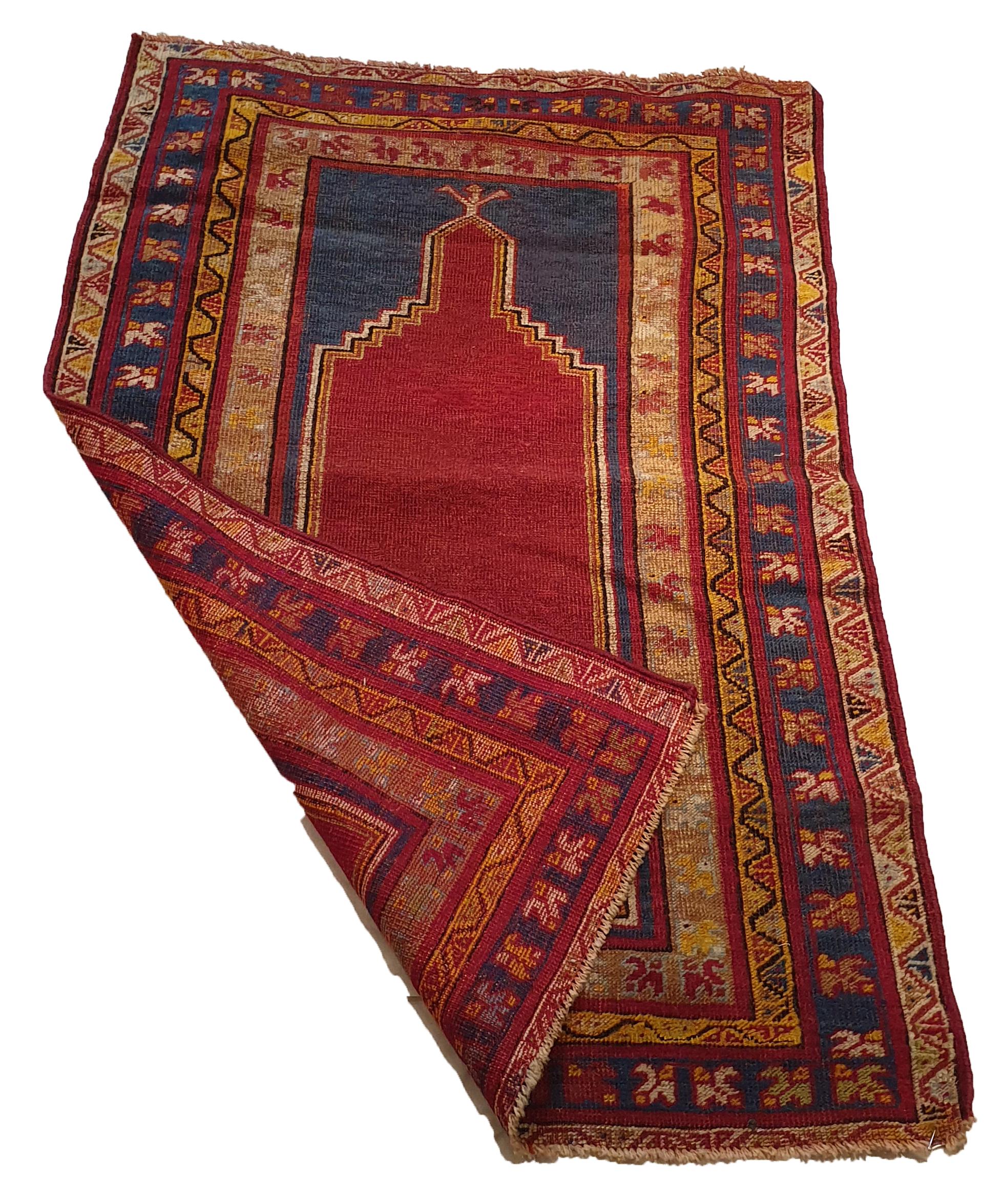 Hand-Knotted 817 - Turkish Carpet, 19th Century For Sale