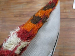 Turkish Checker Shag Rug Pillow