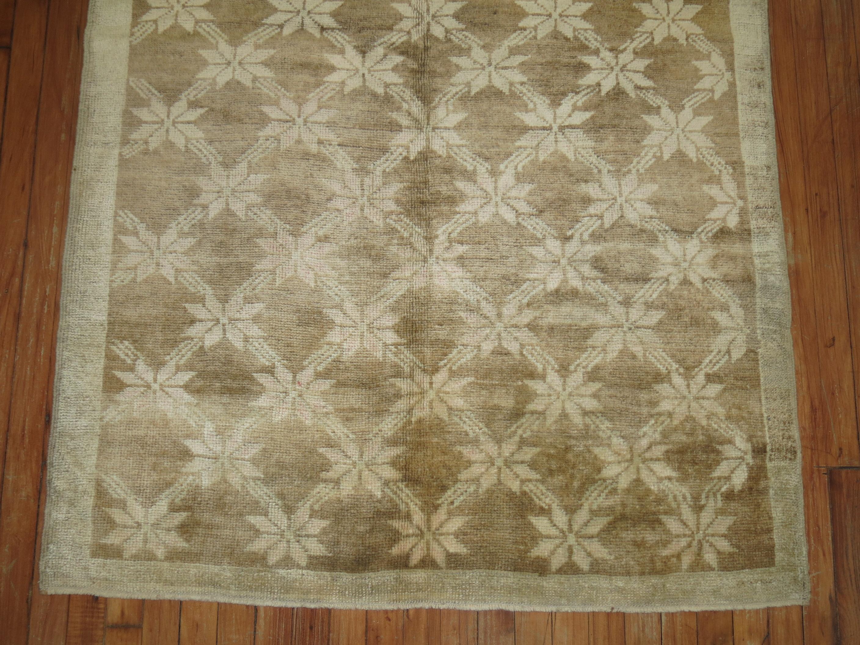 Hand-Woven Turkish Gallery Runner For Sale