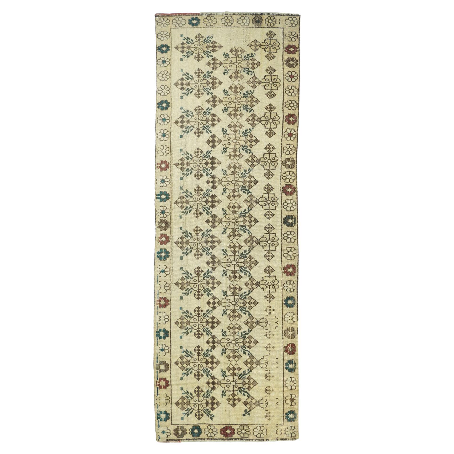Runner turco geometrico 2'6'' x 7'10''