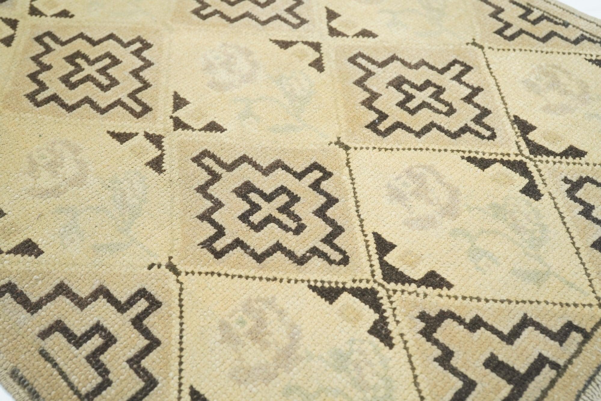 Contemporary Turkish Geometric Runner 2'7'' x 7'0
