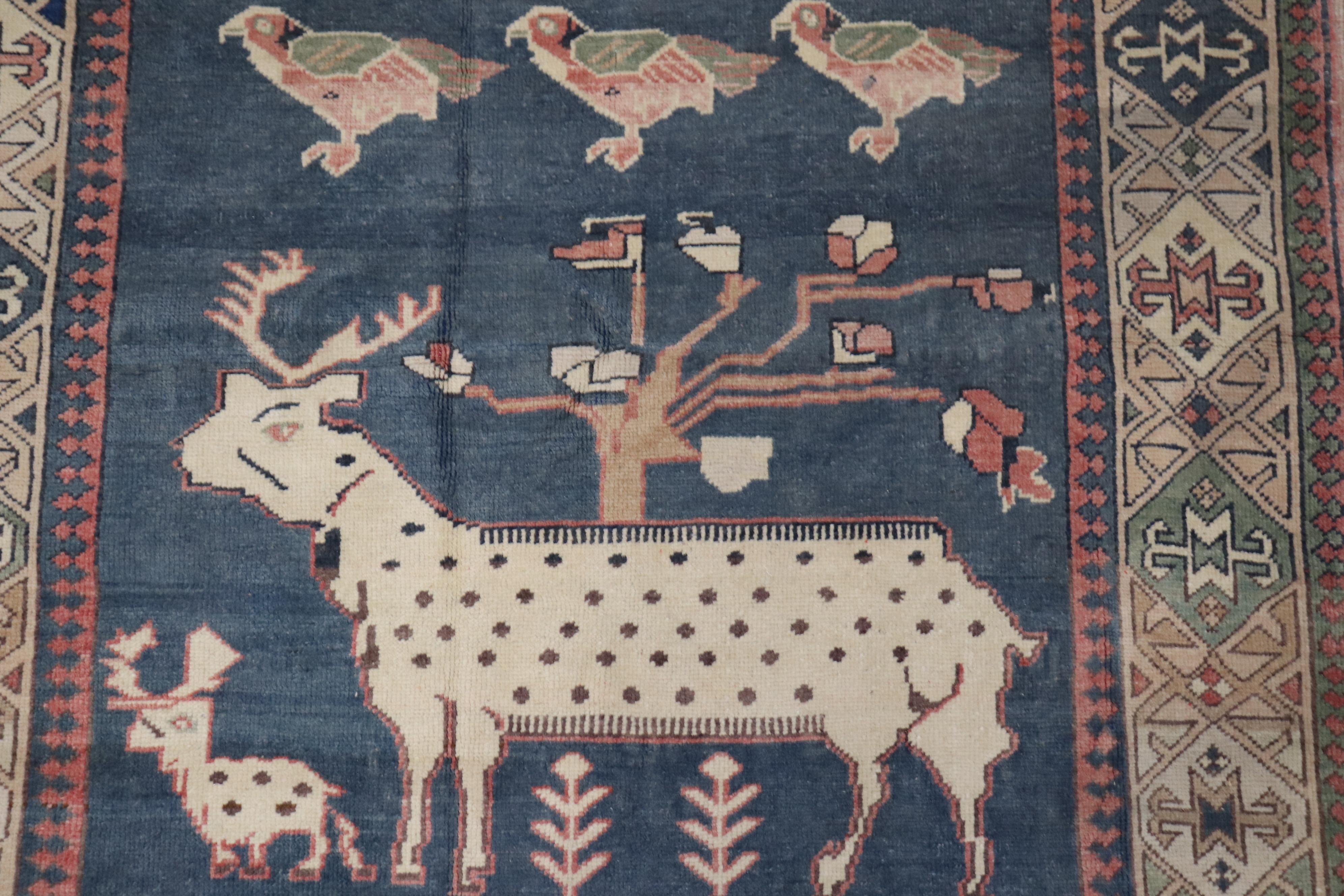 20th Century Turkish Goat Rug For Sale