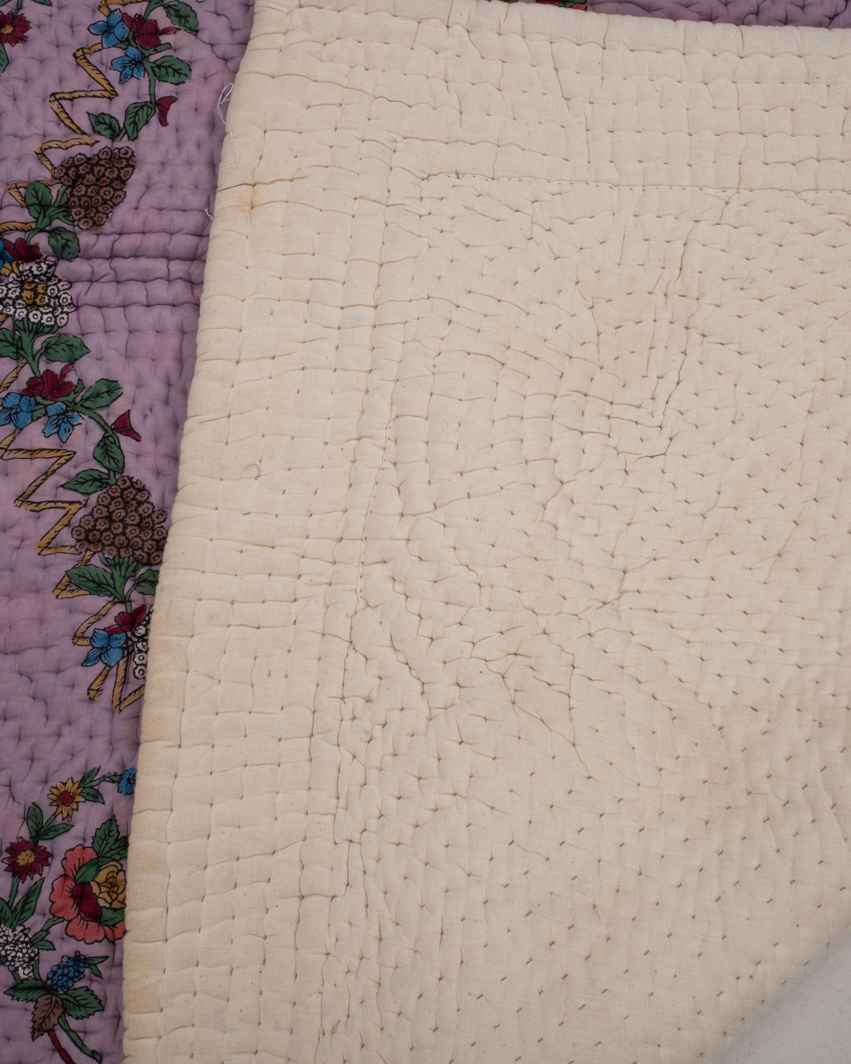 Colcha turca estampada a mano, yorgan, Turquía, principios del siglo XX. en venta 2