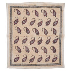 Turkish Hand Block Printed Quilt, yorgan, Turkey, Early 20th C.