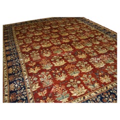 Turkish Hand Woven Carpet, a Recent Copy of a 19th Century Mogul Carpet