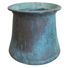 Turkish Handmade Copper Vase, circa 1850