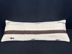 Turkish Hemp Pillow Cushion Natural Beige Brown Cushion Cover  14"x40" #30460