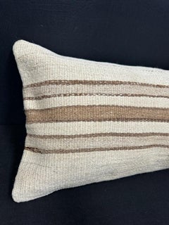 Turkish Hemp Pillow Cushion Natural Beige Brown Cushion Cover  14"x40" #30463