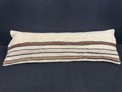 Turkish Hemp Pillow Cushion Natural Beige Brown Cushion Cover  14"x40" #30477
