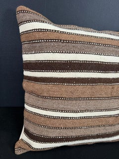 Turkish Hemp Pillow Cushion Natural Beige Brown Cushion Cover 20x20 #18188