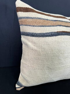 Turkish Hemp Pillow Cushion Natural Beige Brown Cushion Cover  20"x20" #30582