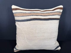 Turkish Hemp Pillow Cushion Natural Beige Brown Cushion Cover  20"x20" #30582