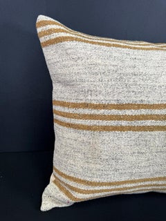 Turkish Hemp Pillow Cushion Natural Beige Brown Cushion Cover  20"x20" #30622