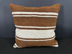 Turkish Hemp Pillow Cushion Natural Beige Brown Cushion Cover 20x20 #30648