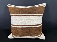 Turkish Hemp Pillow Cushion Natural Beige Brown Cushion Cover 20"x20" #30668