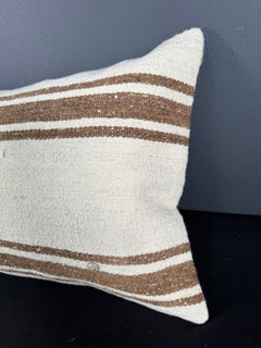 Turkish Hemp Pillow Cushion Natural Beige Brown Pillow Cushion Cover  16 "x 24" #30000